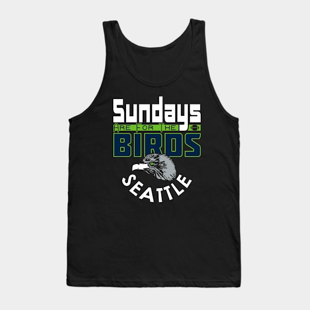 Seattle Pro Football - Cool Sundays Tank Top by FFFM